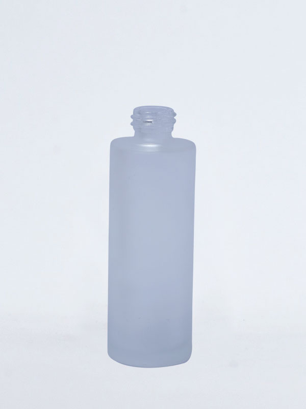 60ML Broad and Straight Shoulder Clear Frosted Lotion Glass Bottles